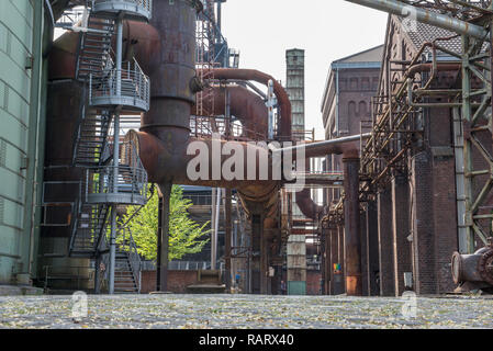 fait partie de l'usine historique de haut fourneau Banque D'Images
