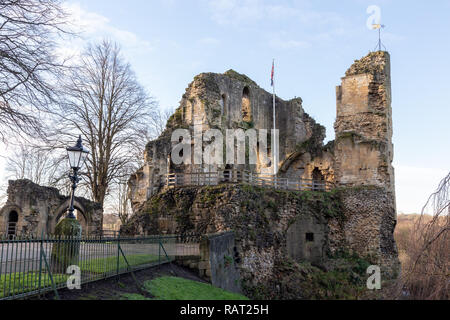 Château de Knaresborough, Yorkshire du Nord Banque D'Images