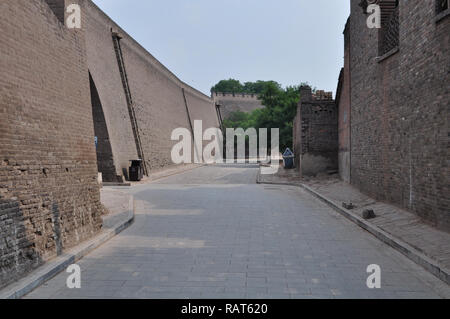 Mur de la ville de Pingyao Banque D'Images