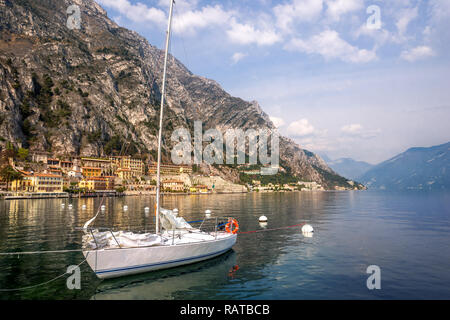 Limone sul Garda, Lac de Garde, Italie Banque D'Images