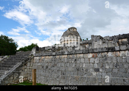 El Caracol, une des structures à Chichen Itza au Mexique Banque D'Images