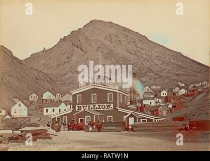 [Le Bullion Mine, Virginia City, Nevada], Carleton Watkins, américain, 1829 - 1916, Virginia City, Nevada, United repensé Banque D'Images