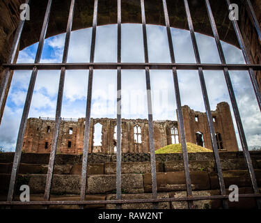 Château médiéval détails architecturaux de Kenilworth Castle UK Banque D'Images