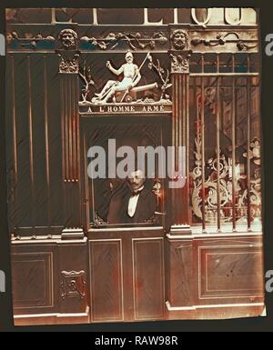 25, rue des Blancs Manteaux (Café, rue des Blancs Manteaux), Eugène Atget, Français, 1857 - 1927, Paris, France, Europe repensé Banque D'Images