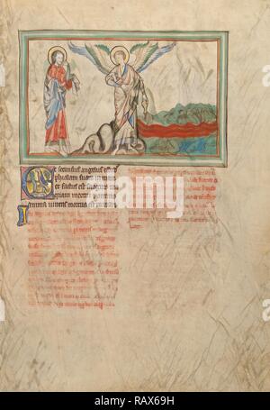 Le deuxième navire : la mort dans la mer, Inconnu, Londres (probablement), l'Angleterre, l'Europe, environ 1255 - 1260 couleurs, Tempera repensé Banque D'Images