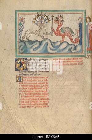 Le Dragon donnant le pouvoir de l'Sceptor de bête de la mer, l'Inconnu, Londres (probablement), en Angleterre, en Europe, à propos de repensé Banque D'Images