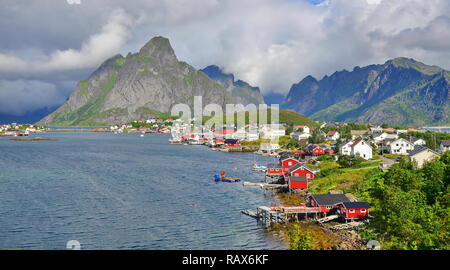 L'île de Lofoten en Norvège Banque D'Images