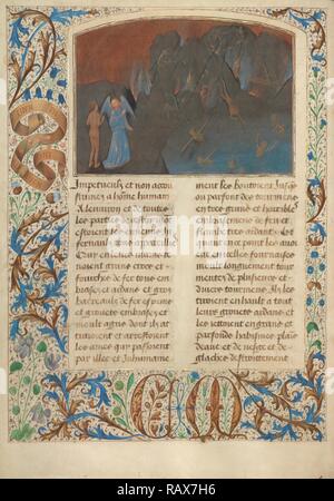 Le tourment des non-croyants et des hérétiques, Simon Marmion, flamand, Actif 1450 - 1489, Gand, Belgique, Europe, 1475 repensé Banque D'Images