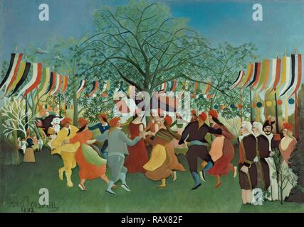 Un centenaire de l'indépendance, Henri Rousseau, Français, 1844 - 1910, France, Europe, 1892, huile sur toile, non monté : 111 repensé Banque D'Images