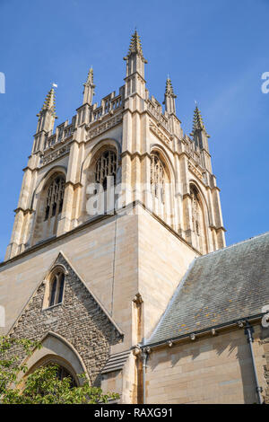 Merton College à Oxford, Angleterre. Banque D'Images
