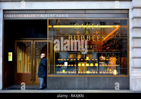 Gâteaux & Bubbles par Albert Adria : dessert-seul restaurant dans le Café Royal, Regent Street, Londres, Angleterre, Royaume-Uni. Banque D'Images