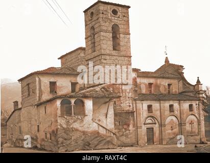 Les Abruzzes, L'Aquila, San Demetrio ne' Vestini, Parrocchiale, Italie, 20e siècle, photo, photographie, repensé l'Europe Banque D'Images