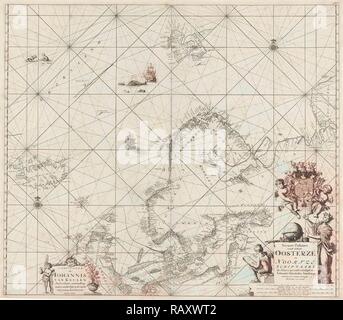 Tableau de la mer Baltique et mer du Nord, Jan Luyken, Johannes van Keulen (I), inconnu, 1681 - 1799. Repensé Banque D'Images