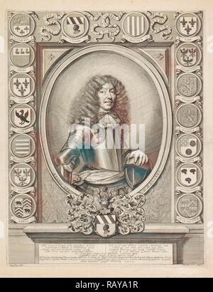 Portrait de Johannes Antonius Tucher, Alexander Voet (II), Gaspar Huybrechts, Johannes Antonius Tucher, 1675 repensé Banque D'Images