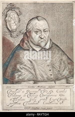 Portrait de Charles Rodoan Philips, sans titre by munier Jacob, 1615. Repensé par Gibon. L'art classique avec une touche moderne repensé Banque D'Images