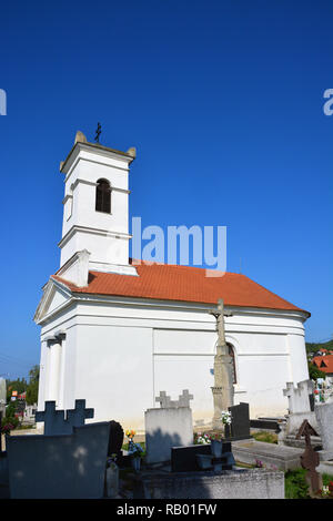 Sainte Croix chapelle catholique romaine, Vonyarcvashegy, la Hongrie, l'Europe. Le Szent Kereszt római katolikus kápolna, Vonyarcvashegy, Magyarország, Európa. Banque D'Images