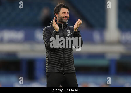 DANNY CROWLEY, LINCOLN CITY FC, Everton FC MANAGER V LINCOLN CITY, unis en FA CUP, 2019 Banque D'Images