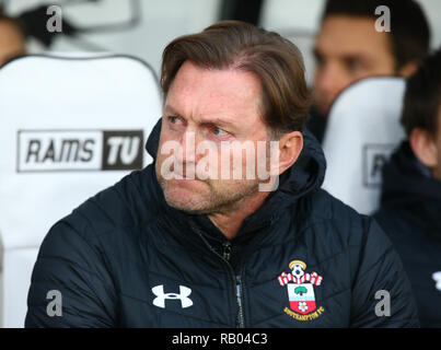 Derby, Royaume-Uni, le 5 janvier, 2019. Hasenhuttl Ralph gestionnaire de Southampton au cours FA Cup 3ème tour entre Derby County et de Southampton à Pride Park Stadium , Derby, Angleterre le 05 Jan 2019. Action Crédit photo : Crédit photo Action Sport Sport/Alamy Live News Crédit : Foto Action Sport/Alamy Live News Banque D'Images