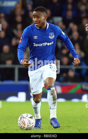 Liverpool, Royaume-Uni. 5e jan 2019. Ademola Lookman de Everton lors de la FA Cup troisième ronde match entre Everton et Lincoln City à Goodison Park, le 5 janvier 2019 à Liverpool, en Angleterre. (Photo par Tony Taylor/phcimages.com) : PHC Crédit Images/Alamy Live News Editorial uniquement, licence requise pour un usage commercial. Aucune utilisation de pari, de jeux ou d'un seul club/ligue/dvd publications.' Credit : PHC Images/Alamy Live News Banque D'Images