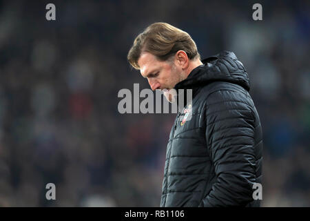 Southampton manager Ralph Hasenhuttl au cours de l'unis en FA Cup, troisième tour match à Pride Park, Derby. Banque D'Images