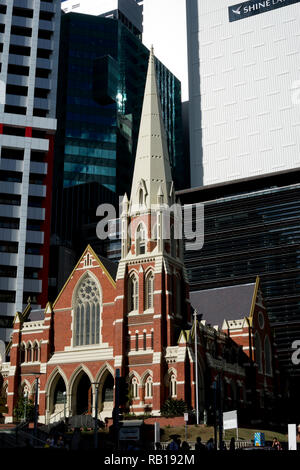 Rue Albert Eglise unifiante, Brisbane, Queensland, Australie Banque D'Images