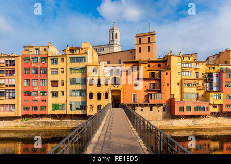 Bridge crossing River in Tenerife Espagne Banque D'Images