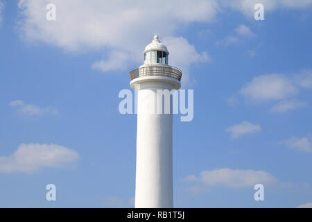 Phare de Cap Zanpa, village de Yomitan, Okinawam au Japon Banque D'Images