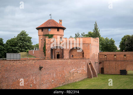 Mediecal château Teutonique de Malbork, Pologne Banque D'Images