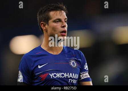 Cesar Azpilicueta de Chelsea - Chelsea v Crystal Palace, Premier League, Stamford Bridge, Londres - 4 novembre 2018 ÉDITORIAL STRICTEMENT UTILISER UNIQUEMENT - Da Banque D'Images