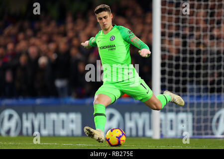 Kepa Arrizabalaga de Chelsea - Chelsea v Crystal Palace, Premier League, Stamford Bridge, Londres - 4 novembre 2018 ÉDITORIAL STRICTEMENT UTILISER UNIQUEMENT - Da Banque D'Images
