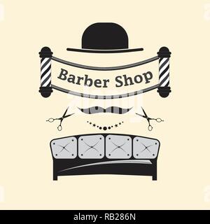 Pancarte Barber Shop Illustration de Vecteur