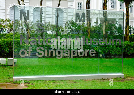 Le Musée National de Singapour, près de Fort Canning à Singapour Banque D'Images