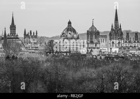 Hinksey Heights d'Oxford. Banque D'Images