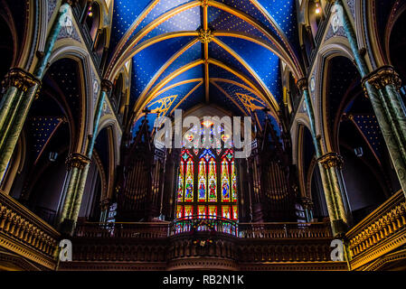 Basilique-cathédrale Notre-Dame d'Ottawa Ontario Canada Banque D'Images