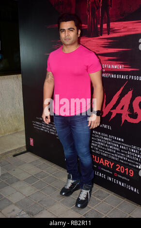 Mumbai, Inde. 5e Jan, 2019. Acteur Sachiin Joshi vu au cours de la prochaine bande-annonce le lancement du film Amavas de Mumbai. Credit : Azhar Khan SOPA/Images/ZUMA/Alamy Fil Live News Banque D'Images