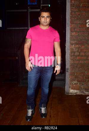 Mumbai, Inde. 5e Jan, 2019. Acteur Sachiin Joshi vu au cours de la prochaine bande-annonce le lancement du film Amavas de Mumbai. Credit : Azhar Khan SOPA/Images/ZUMA/Alamy Fil Live News Banque D'Images