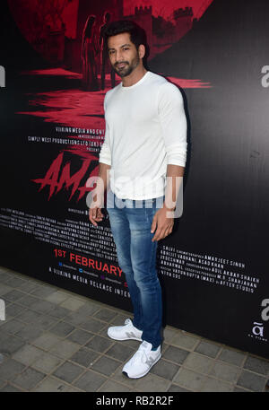 Mumbai, Inde. 5e Jan, 2019. Acteur Vivaan Bhathena vu au cours de la prochaine bande-annonce du film de lancement Amavas de Mumbai. Credit : Azhar Khan SOPA/Images/ZUMA/Alamy Fil Live News Banque D'Images