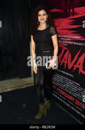 Mumbai, Inde. 5e Jan, 2019. Vu Muchhal chanteuse Panir aux épinards lors du prochain lancement de la remorque du film Amavas de Mumbai. Credit : Azhar Khan SOPA/Images/ZUMA/Alamy Fil Live News Banque D'Images