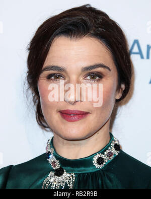 Californie, USA. 5e jan 2019. Actrice Rachel Weisz portant une robe Prada et Charlotte Olympia talons arrive à la BAFTA (British Academy of Film and Television Arts) Los Angeles Tea Party 2019 tenue à l'hôtel Four Seasons Los Angeles at Beverly Hills le 5 janvier 2019 à Beverly Hills, Los Angeles, Californie, États-Unis. (Photo par Xavier Collin/Image Crédit : Agence de Presse) L'agence de presse Image/Alamy Live News Banque D'Images