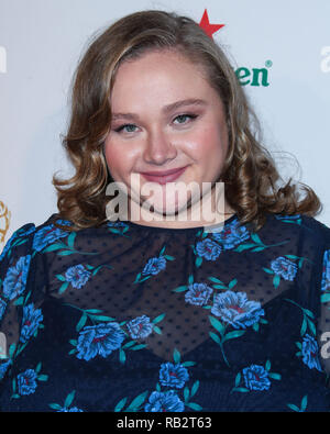 Californie, USA. 5e jan 2019. L'actrice Danielle Macdonald arrive à la BAFTA (British Academy of Film and Television Arts) Los Angeles Tea Party 2019 tenue à l'hôtel Four Seasons Los Angeles at Beverly Hills le 5 janvier 2019 à Beverly Hills, Los Angeles, Californie, États-Unis. (Photo par Xavier Collin/Image Crédit : Agence de Presse) L'agence de presse Image/Alamy Live News Banque D'Images