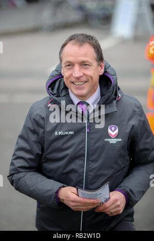 1Loughborough, Royaume-Uni. 5e jan 2019. Les élèves Directeur de Rugby, Alan Buzza,1 au cours de la Division de la Ligue nationale I concordent entre étudiants et de Loughborough Caldy rfc © Phil Hutchinson/Alamy Live News Banque D'Images