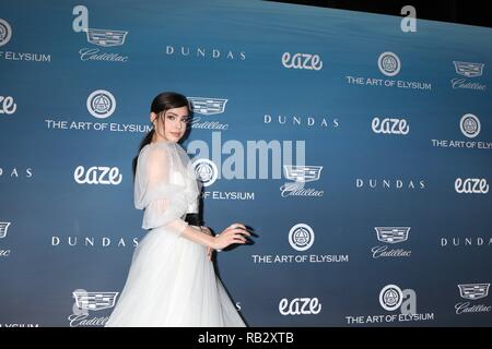 Los Angeles, USA. 5e Jan, 2019. Sophia Carson au niveau des arrivées pour l'art du 12e Gala annuel de l'Elysium le ciel, lieu privé, Los Angeles, CA 5 janvier 2019. Credit : Priscilla Grant/Everett Collection/Alamy Live News Banque D'Images