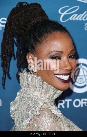 LOS ANGELES, États-Unis - 05 janvier : actrice Shanola Hampton arrive à l'Art de l'Elysium le ciel du 12e gala tenu à un lieu privé le 5 janvier 2019 à Los Angeles, Californie, États-Unis. (Photo par Xavier Collin/Image Crédit : Agence de Presse) L'agence de presse Image/Alamy Live News Banque D'Images