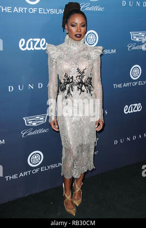 LOS ANGELES, États-Unis - 05 janvier : actrice Shanola Hampton arrive à l'Art de l'Elysium le ciel du 12e gala tenu à un lieu privé le 5 janvier 2019 à Los Angeles, Californie, États-Unis. (Photo par Xavier Collin/Image Crédit : Agence de Presse) L'agence de presse Image/Alamy Live News Banque D'Images