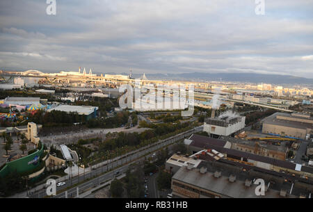 Osaka, Japon. 31 Dec, 2018. Vue d'Osaka au Japon peut être vu pendant le dernier jour de 2018 à proximité des Studios Universal du Japon. Lundi, 31 décembre 2018. Photo par : Ramiro Agustin Vargas Tabares Crédit : Ramiro Agustin Vargas Tabares/ZUMA/Alamy Fil Live News Banque D'Images