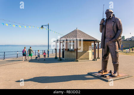 Promenade de la plage, Filey, North Yorkshire, England, United Kingdom Banque D'Images