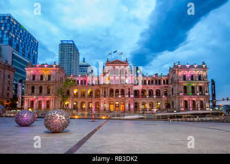 Brisbane, Australie - le 22 décembre 2018 : Secrétariat du Casino, un casino à Brisbane exploitée par Star Entertainment Group Banque D'Images