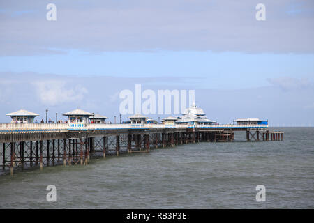 Jetée de l'ère victorienne, Llandudno, Conwy County, au nord du Pays de Galles, Pays de Galles, Royaume-Uni, Europe Banque D'Images