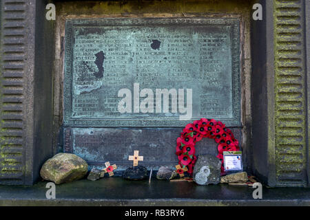 Obélisque War Memorial,Aldermans Hill,Tameside Moor, Greater Manchester, Lancashire, Royaume-Uni. Banque D'Images