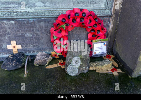 Obélisque War Memorial,Aldermans Hill,Tameside Moor, Greater Manchester, Lancashire, Royaume-Uni. Banque D'Images